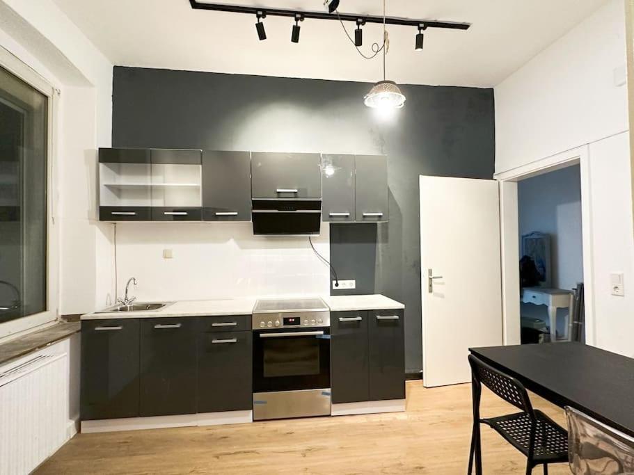 Igo Apartment 2 Schlafenzimmer Mit Waschmaschine Trockner Haustier Rheinufer 5Min Netflix Disney Plus 17-6 Ντούισμπουργκ Εξωτερικό φωτογραφία